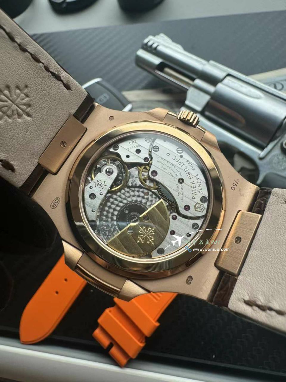  Video analysis PPF PATEK PHILIPPE  Nautilus  top  Replica Copy  Watches 5712GR-001 / BD399