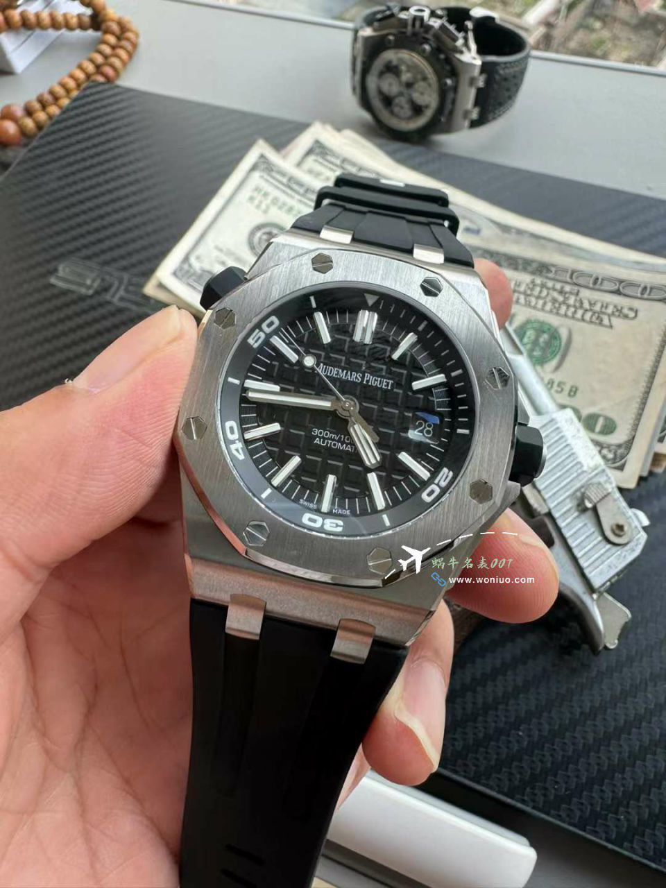  Video analysis Audemars Piguet  Royal Oak Offshore APS Factory 一体机 High quality   Replica Watches 15710ST.OO.A002CA.01 wrist watches  / AP280