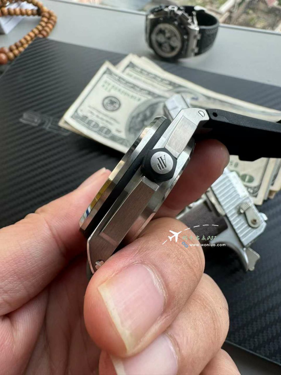  Video analysis Audemars Piguet  Royal Oak Offshore APS Factory 一体机 High quality   Replica Watches 15710ST.OO.A002CA.01 wrist watches  / AP280