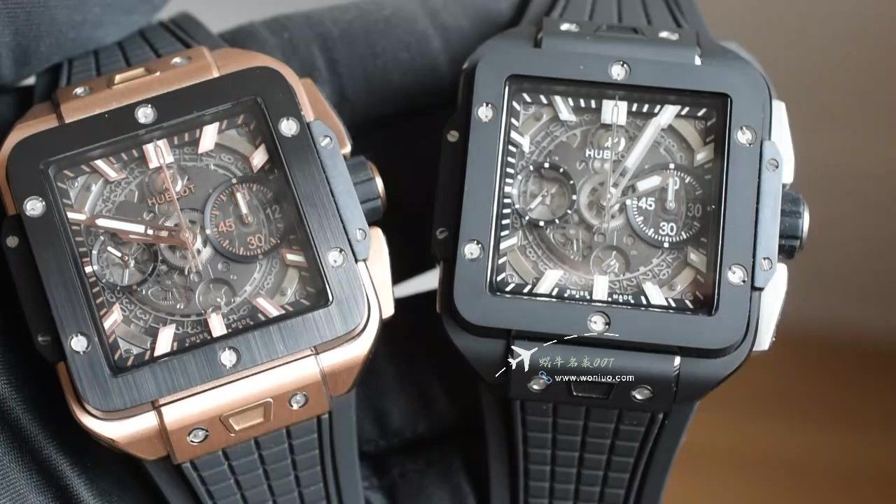  Best 的BBF hublot 恒宝方形SQUARE BANG UNICO Perfect  Replica  Replica 821.OM.0180.RX wrist watches  / YB133