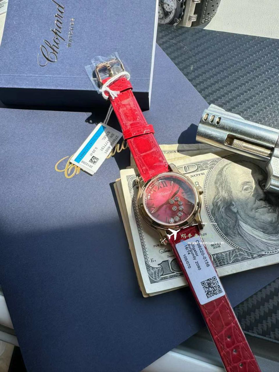 YF Chopard  top  Replica Copy 女表HAPPY SPORT红色贝母系列275378-5005 wrist watches  / XB088