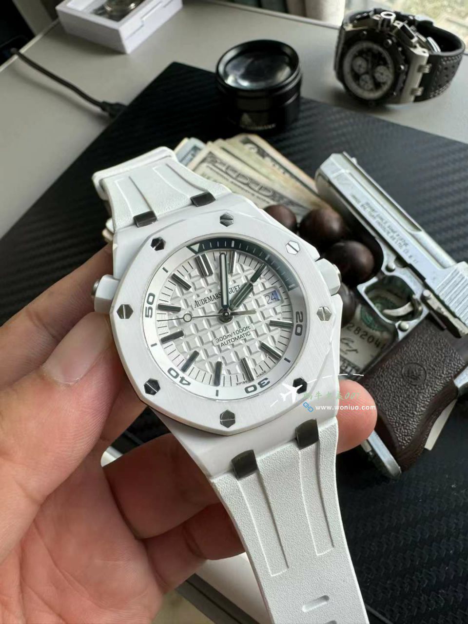 APS Factory  top  Replica Copy Audemars Piguet  Royal Oak Offshore 15707CB.OO.A010CA.01 Watches  / AP282