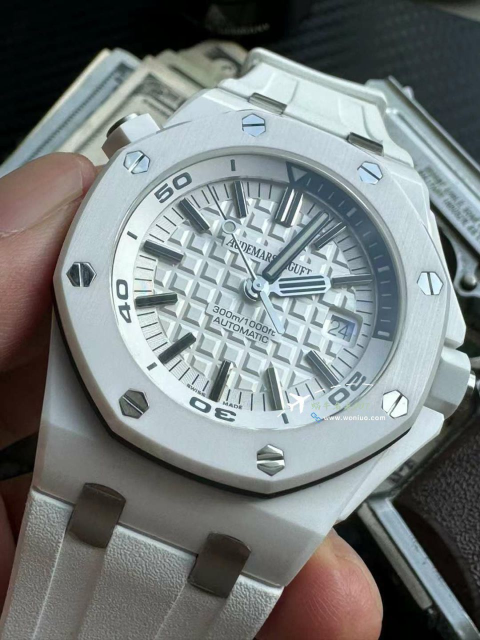APS Factory  top  Replica Copy Audemars Piguet  Royal Oak Offshore 15707CB.OO.A010CA.01 Watches  / AP282