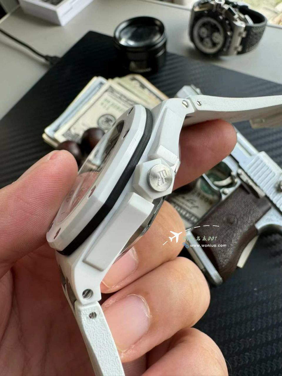 APS Factory  top  Replica Copy Audemars Piguet  Royal Oak Offshore 15707CB.OO.A010CA.01 Watches  / AP282