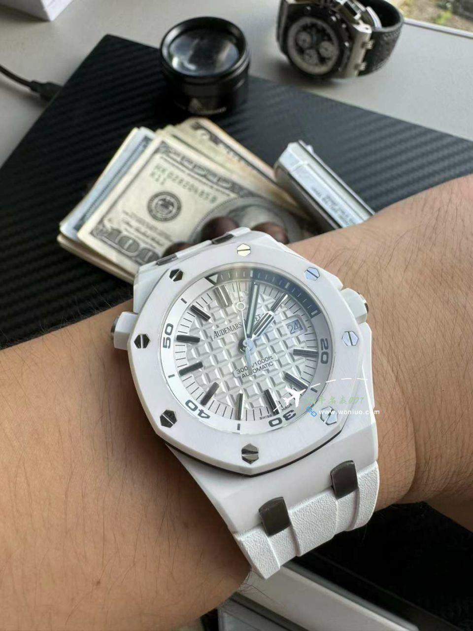 APS Factory  top  Replica Copy Audemars Piguet  Royal Oak Offshore 15707CB.OO.A010CA.01 Watches  / AP282