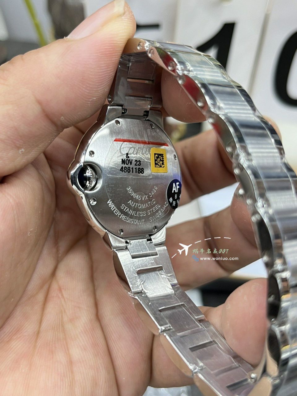 AF Cartier  蓝气球33毫米 top  Replica Copy 女士 Watches WSBB0062 wrist watches  / K350