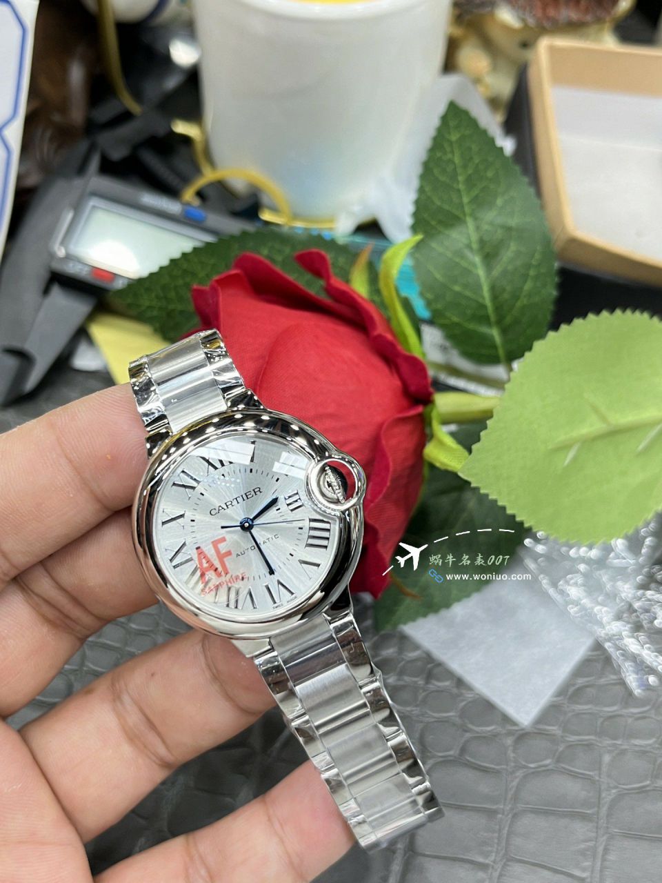 AF Cartier  蓝气球33毫米 top  Replica Copy 女士 Watches WSBB0062 wrist watches  / K350