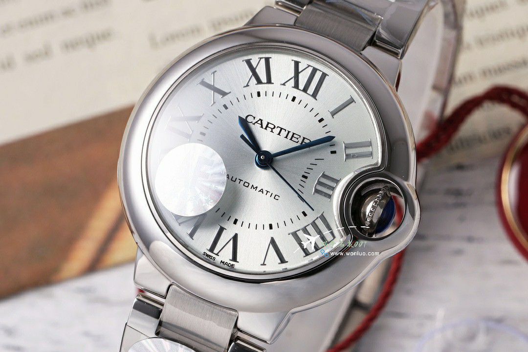 AF Cartier  蓝气球33毫米 top  Replica Copy 女士 Watches WSBB0062 wrist watches  / K350