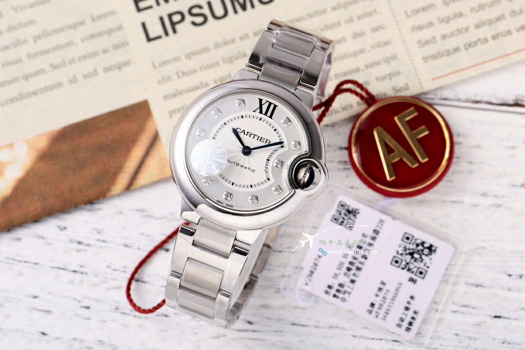 AF Cartier  蓝气球33毫米 top  Replica Copy 女士 Watches WSBB0062 wrist watches  / K350
