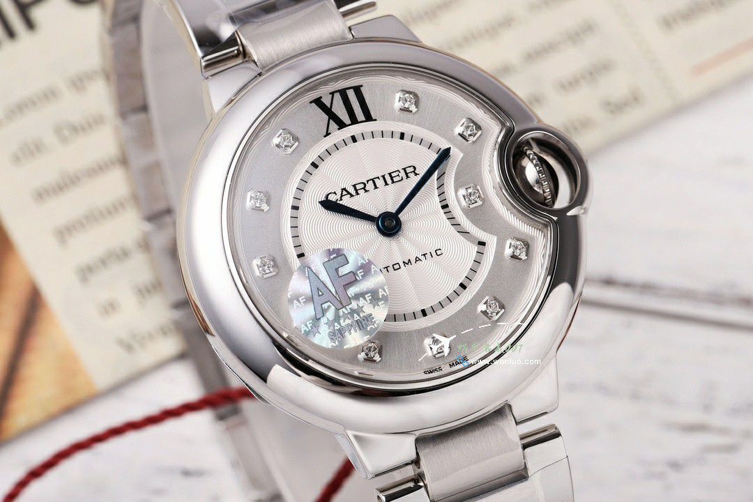 AF Cartier  蓝气球33毫米 top  Replica Copy 女士 Watches WSBB0062 wrist watches  / K350