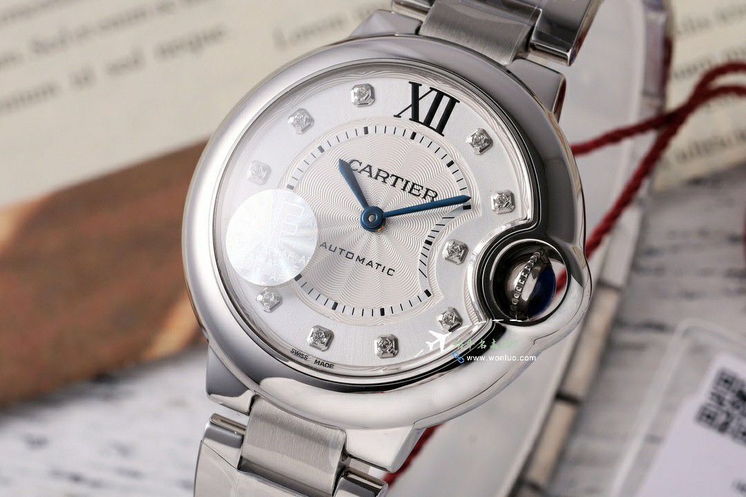 AF Cartier  蓝气球33毫米 top  Replica Copy 女士 Watches WSBB0062 wrist watches  / K350
