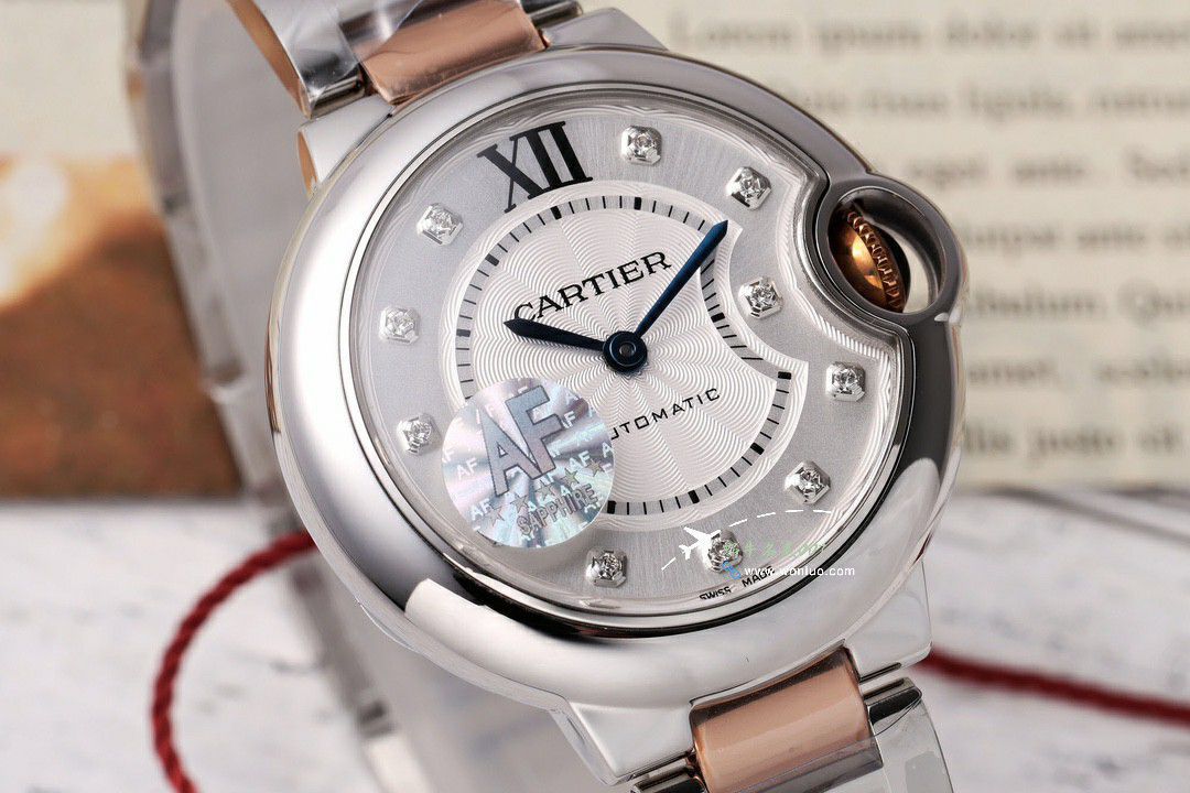 AF Cartier  蓝气球33毫米 top  Replica Copy 女士 Watches WSBB0062 wrist watches  / K350