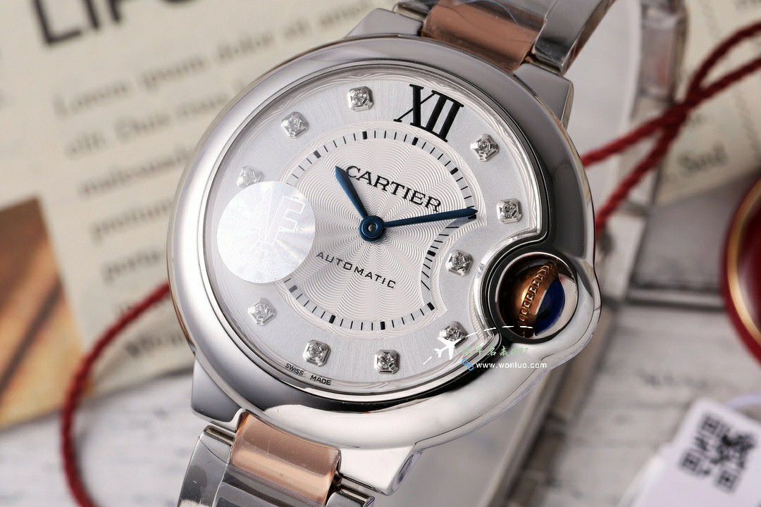AF Cartier  蓝气球33毫米 top  Replica Copy 女士 Watches WSBB0062 wrist watches  / K350
