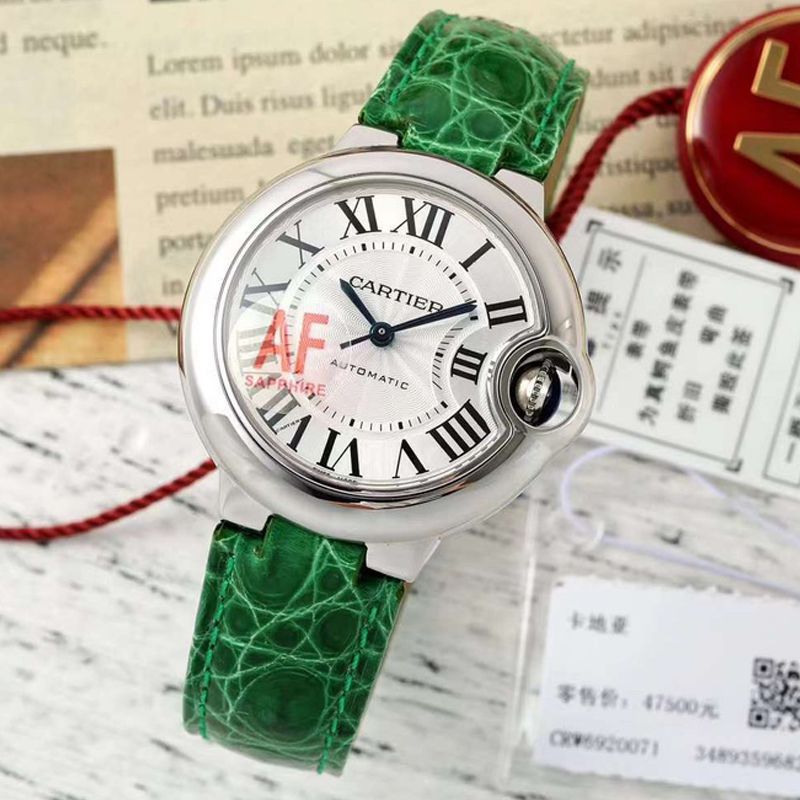 AF蜕变归来 Cartier  33mm蓝气球系列 wrist watches 