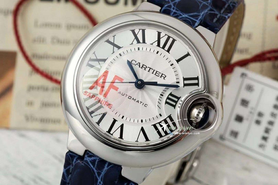 AF蜕变归来 Cartier  33mm蓝气球系列 wrist watches  / K351