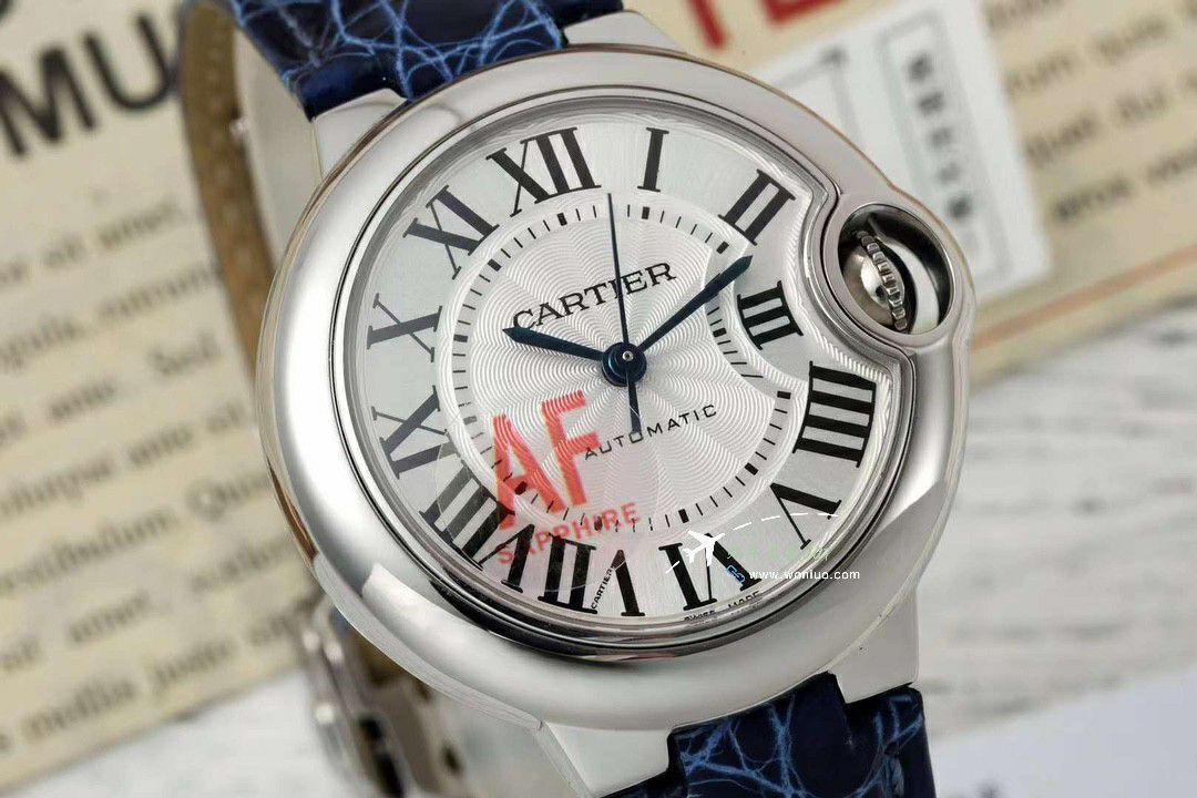 AF蜕变归来 Cartier  33mm蓝气球系列 wrist watches  / K351