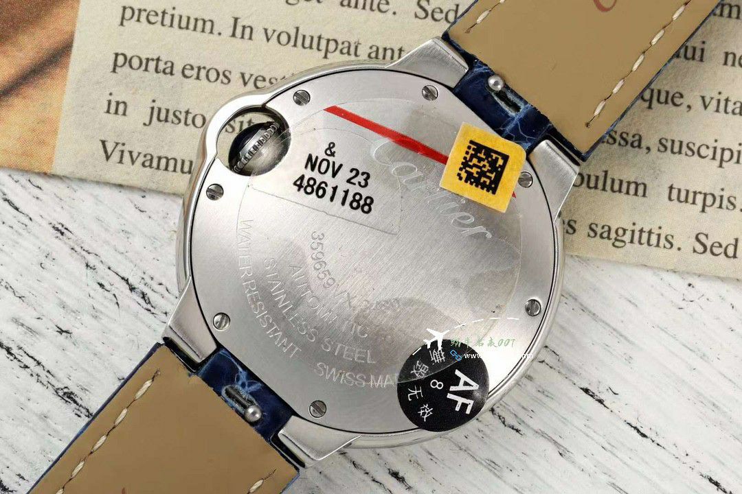AF蜕变归来 Cartier  33mm蓝气球系列 wrist watches  / K351