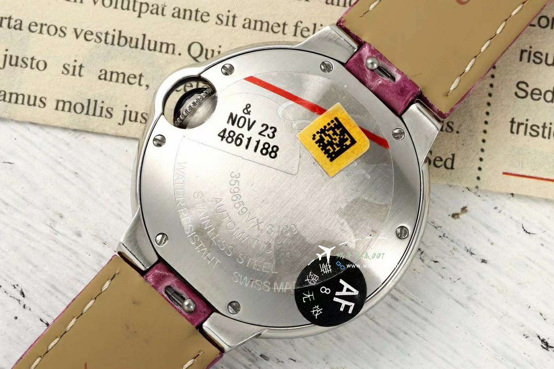 AF蜕变归来 Cartier  33mm蓝气球系列 wrist watches  / K351