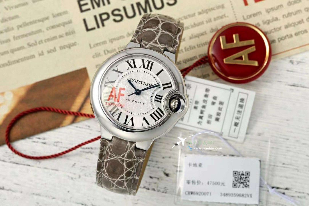 AF蜕变归来 Cartier  33mm蓝气球系列 wrist watches  / K351
