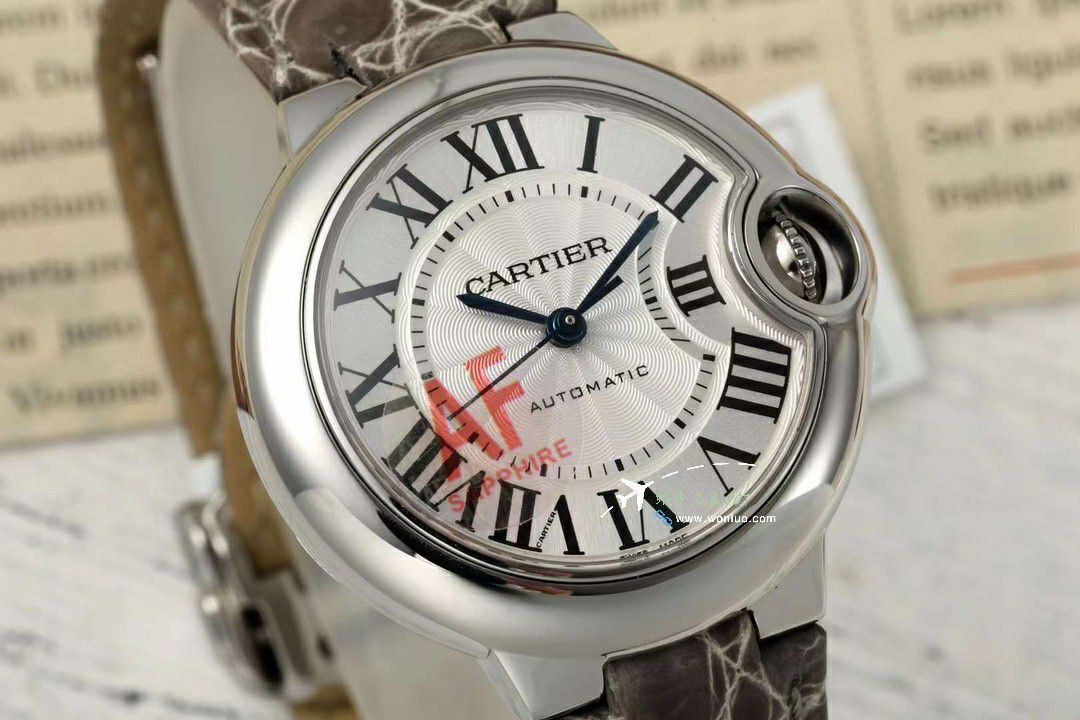 AF蜕变归来 Cartier  33mm蓝气球系列 wrist watches  / K351
