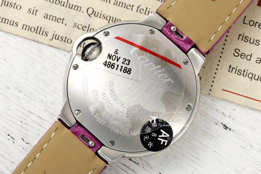AF蜕变归来 Cartier  33mm蓝气球系列 wrist watches  / K351