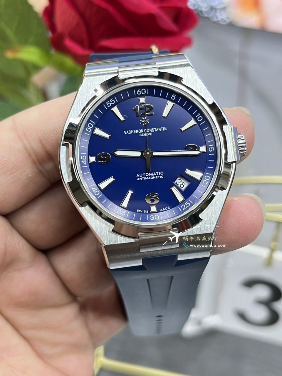 PPF Vacheron Constantin   Overseas 系列 top  Replica Copy  Watches 蓝面胶带P47040/000A-9008 / JS270