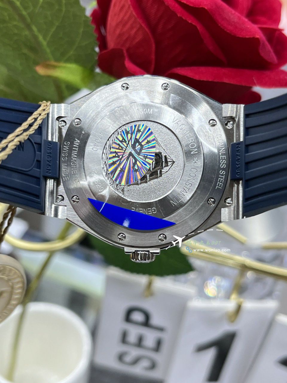 PPF Vacheron Constantin   Overseas 系列 top  Replica Copy  Watches 蓝面胶带P47040/000A-9008 / JS270