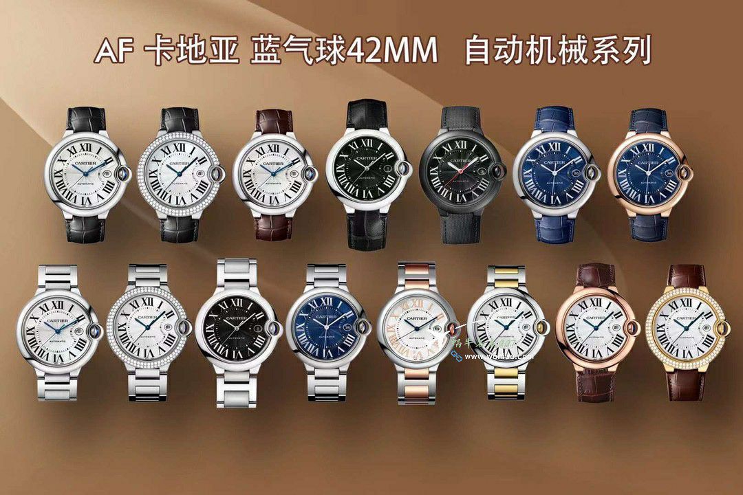 AF Cartier  蓝气球42毫米男装 top  Replica Copy  Watches W6920042 wrist watches  / K355