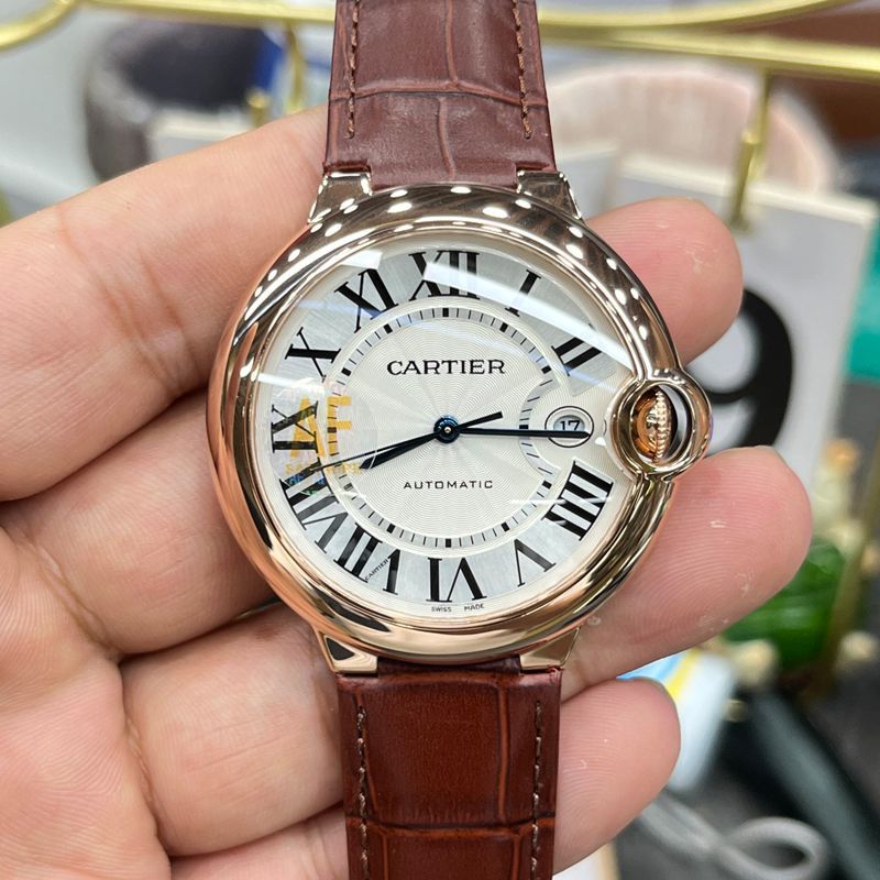 AF Cartier  蓝气球男款42毫米 Best 的 Replica Copy  Watches WGBB0030 wrist watches 