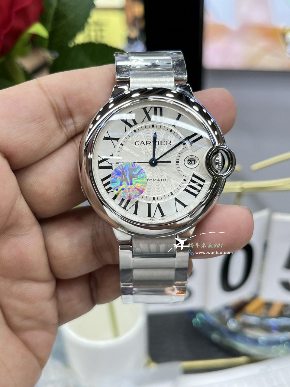 AF top  Replica Copy  Cartier  蓝气球42MM男款WSBB0003 wrist watches  / K359