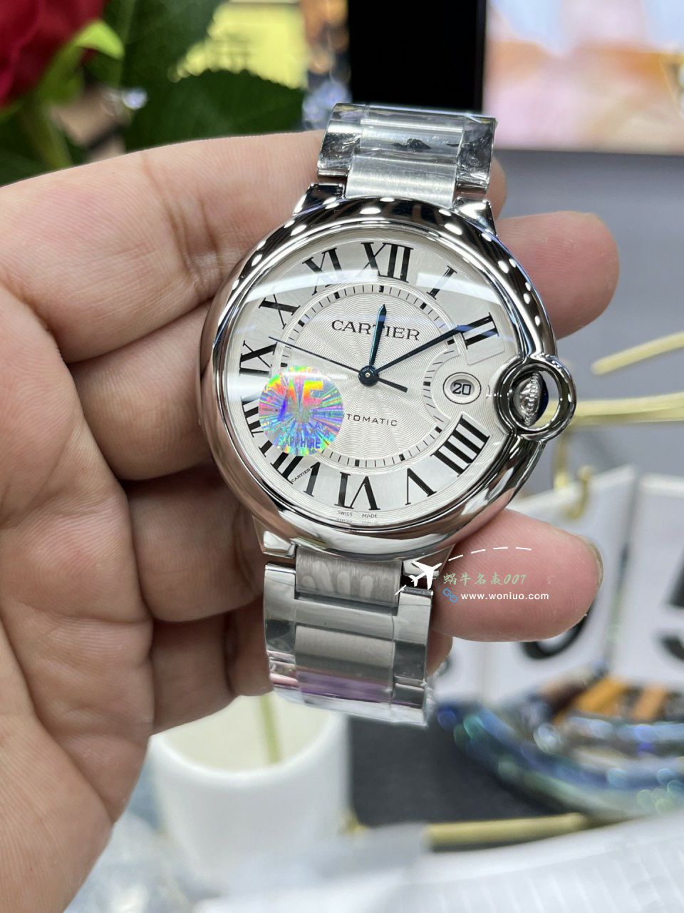 AF top  Replica Copy  Cartier  蓝气球42MM男款WSBB0003 wrist watches  / K359