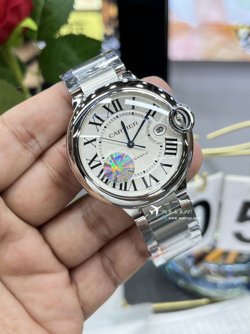 AF top  Replica Copy  Cartier  蓝气球42MM男款WSBB0003 wrist watches  / K359