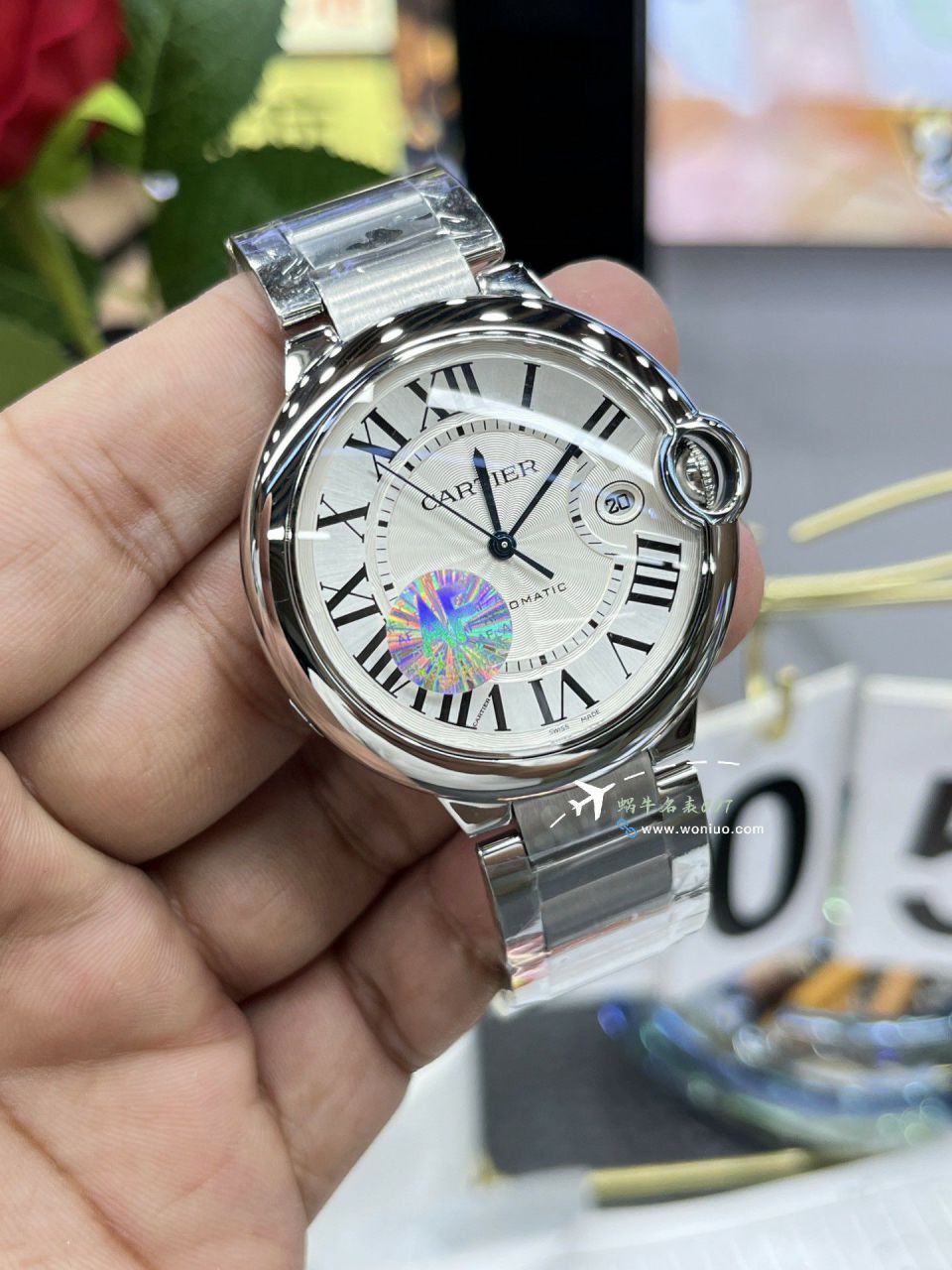 AF top  Replica Copy  Cartier  蓝气球42MM男款WSBB0003 wrist watches  / K359