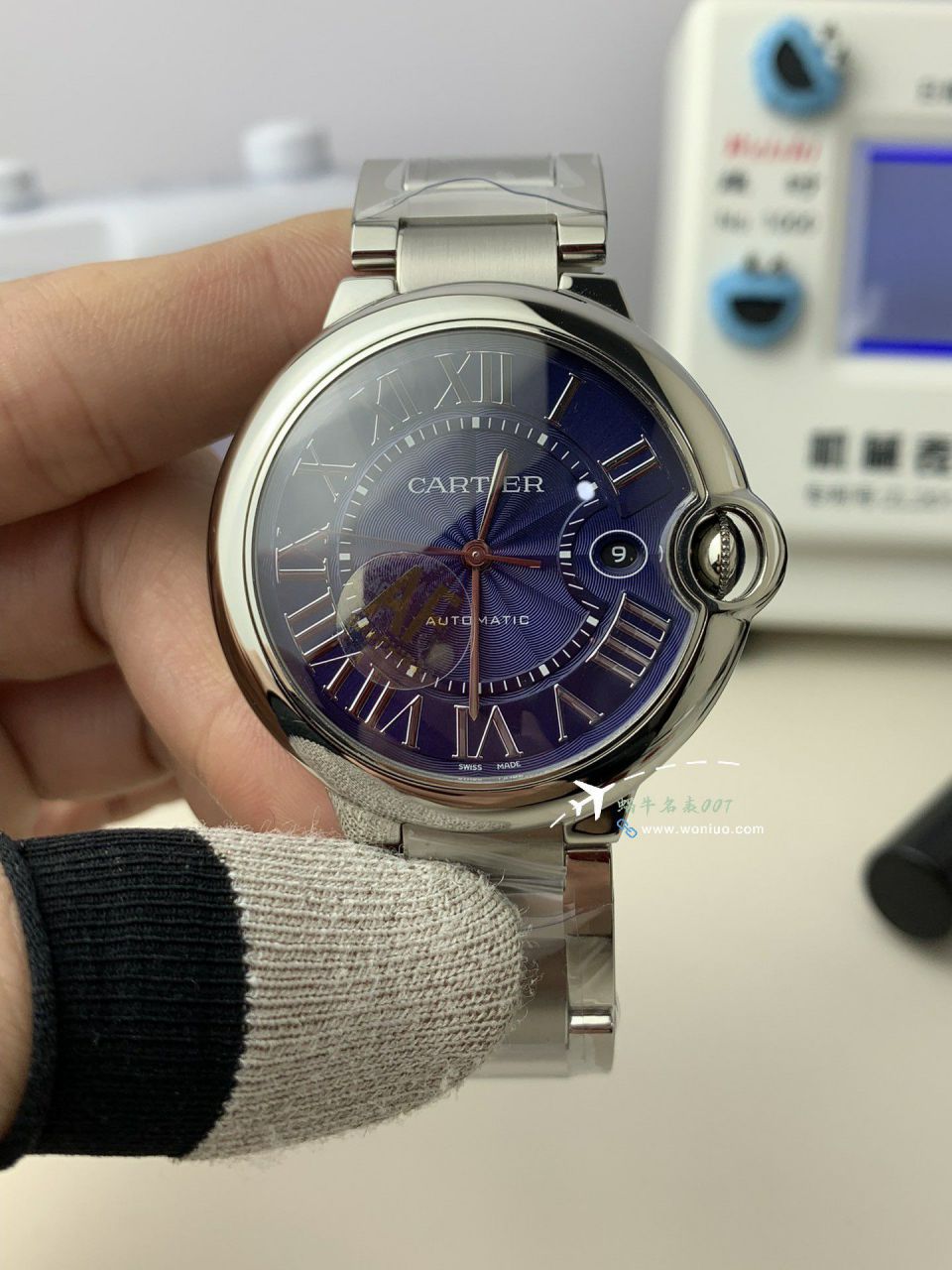 AF Factory  Best  Replica Copy  Cartier  蓝气球42毫米男款系列W2BB0031 wrist watches  / K360