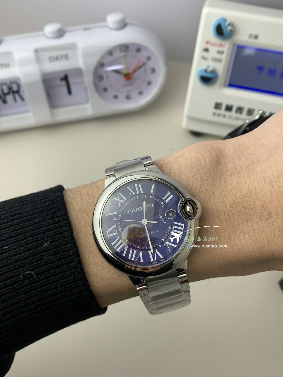 AF Factory  Best  Replica Copy  Cartier  蓝气球42毫米男款系列W2BB0031 wrist watches  / K360