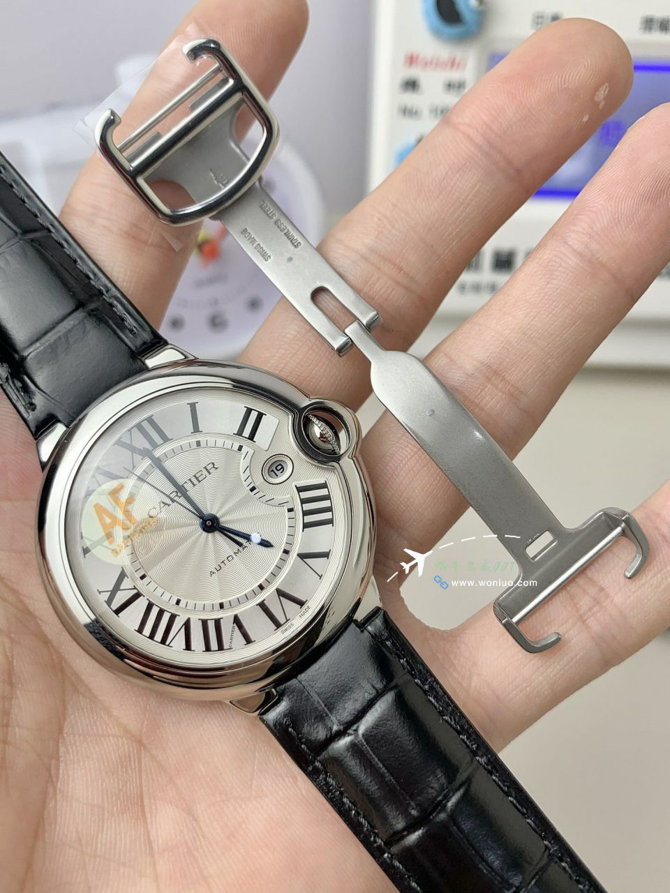 AF Factory  Best  Replica Copy  Cartier  蓝气球42毫米男款系列W2BB0031 wrist watches  / K360