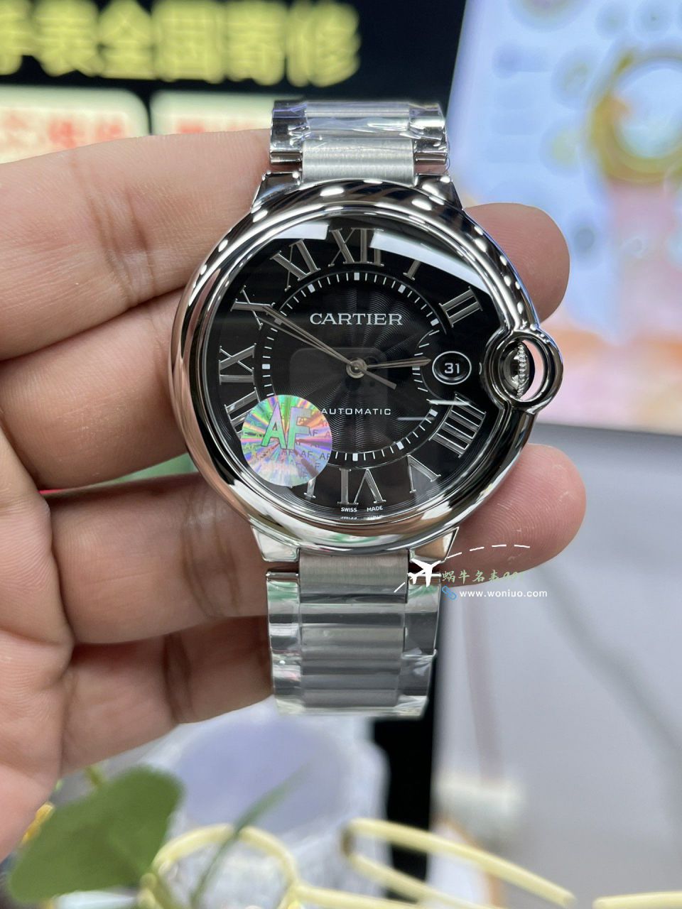 AF Factory  Best  Replica Copy  Cartier  蓝气球42毫米男款系列W2BB0031 wrist watches  / K360