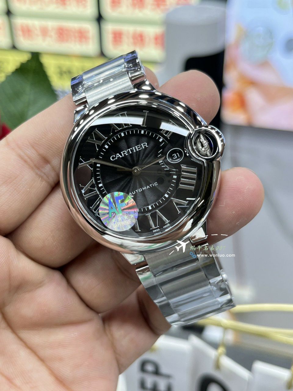 AF Factory  Best  Replica Copy  Cartier  蓝气球42毫米男款系列W2BB0031 wrist watches  / K360