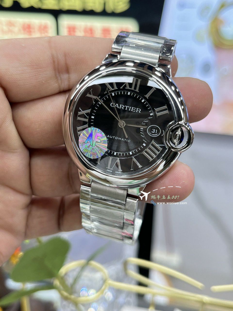 AF top  Replica Copy  Cartier  蓝气球42MM男款WSBB0003 wrist watches  / K359