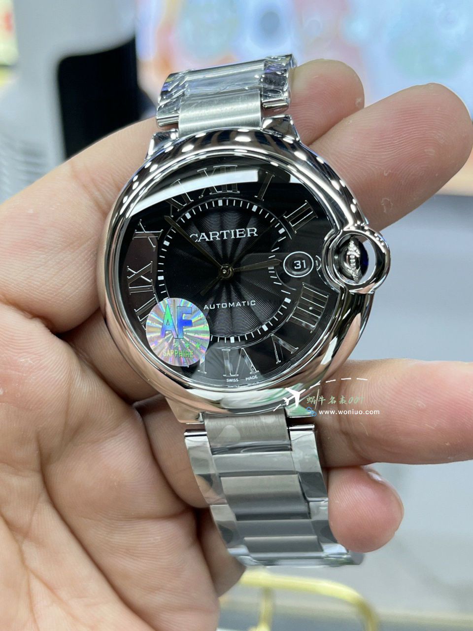 AF Factory  Best  Replica Copy  Cartier  蓝气球42毫米男款系列W2BB0031 wrist watches  / K360