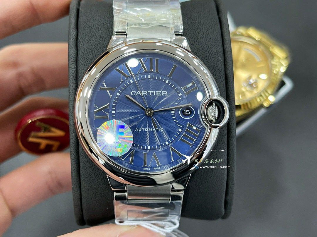 AF Factory  Best  Replica Copy  Cartier  蓝气球42毫米男款系列W2BB0031 wrist watches  / K360