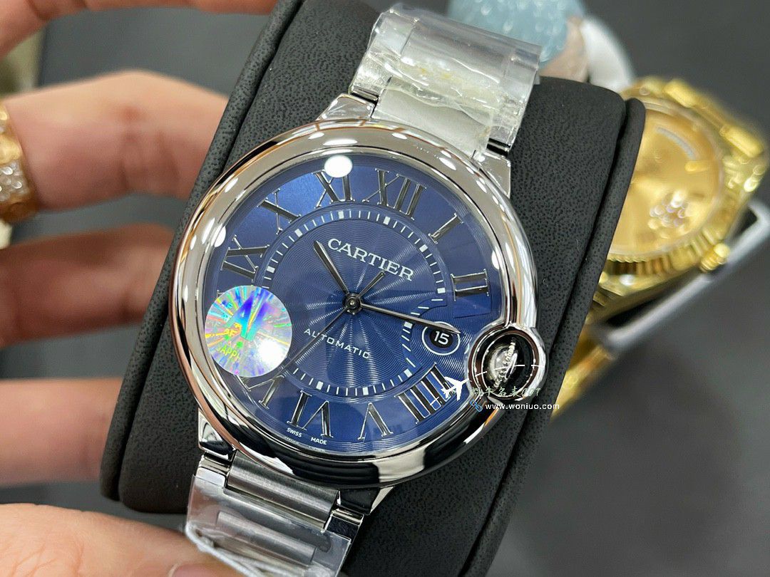 AF Factory  Best  Replica Copy  Cartier  蓝气球42毫米男款系列W2BB0031 wrist watches  / K360