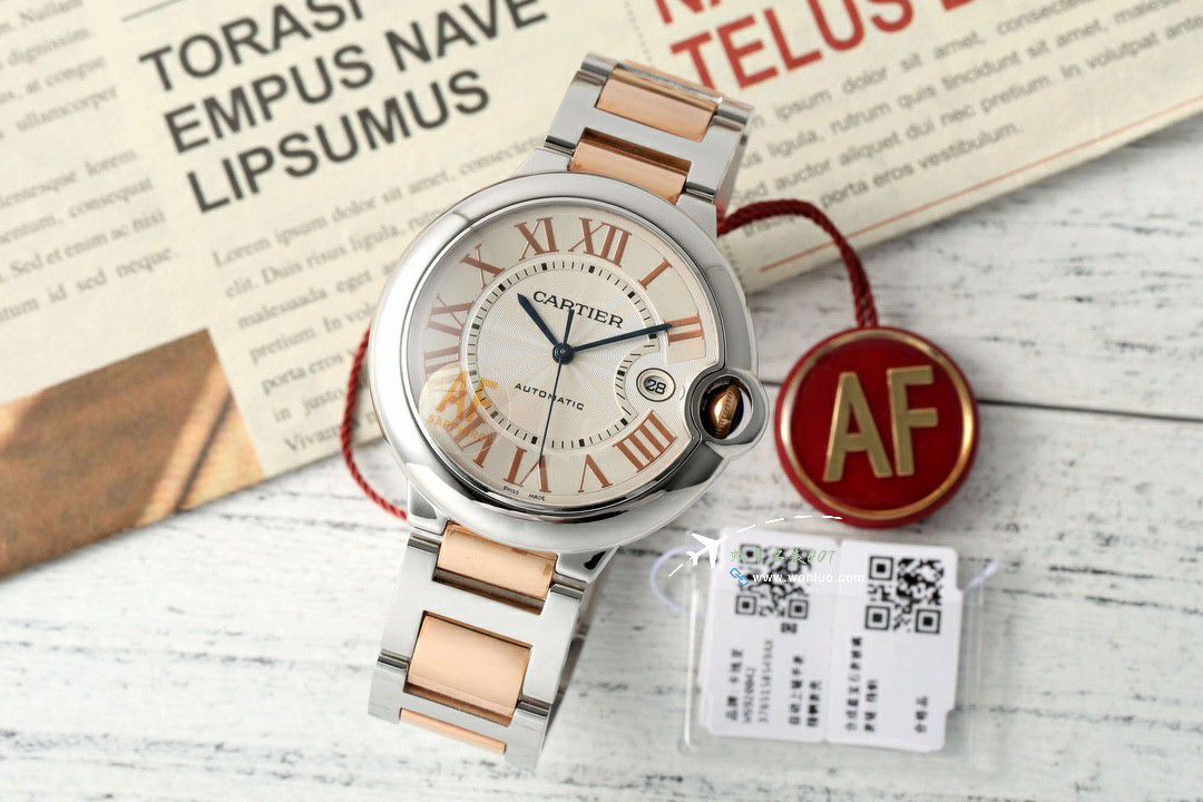 AF Factory  Best  Replica Copy  Cartier  蓝气球42毫米男款系列W2BB0031 wrist watches  / K360