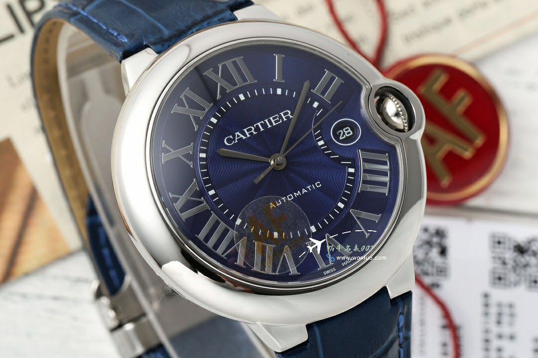 AF Factory  Best  Replica Copy  Cartier  蓝气球42毫米男款系列W2BB0031 wrist watches  / K360