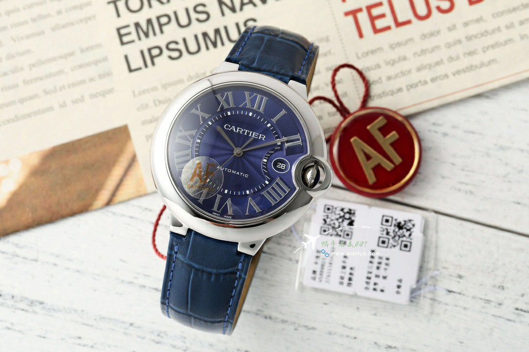 AF top  Replica Copy  Cartier  蓝气球42MM男款WSBB0003 wrist watches  / K359