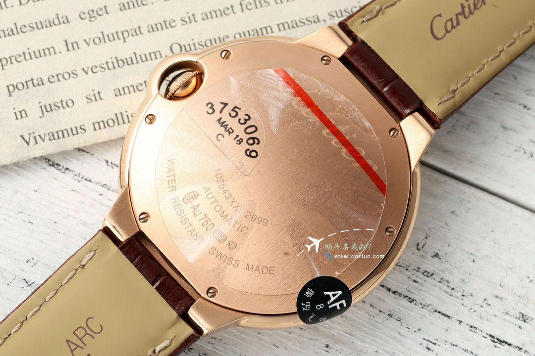 AF Factory  Best  Replica Copy  Cartier  蓝气球42毫米男款系列W2BB0031 wrist watches  / K360