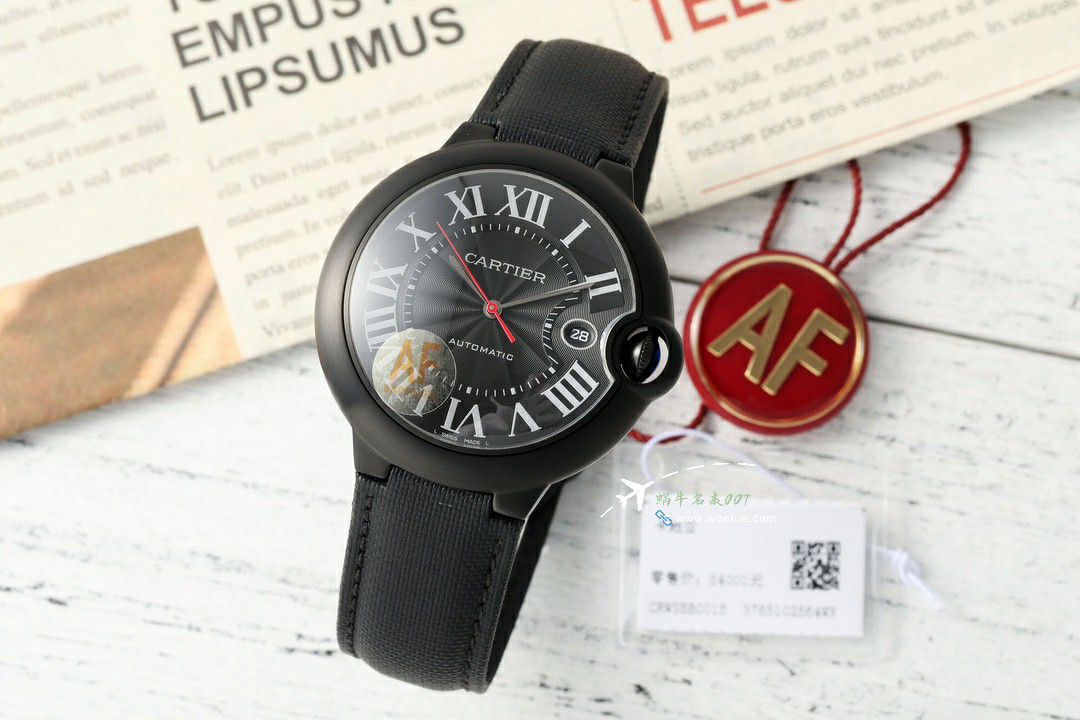 AF Factory  Best  Replica Copy  Cartier  蓝气球42毫米男款系列W2BB0031 wrist watches  / K360