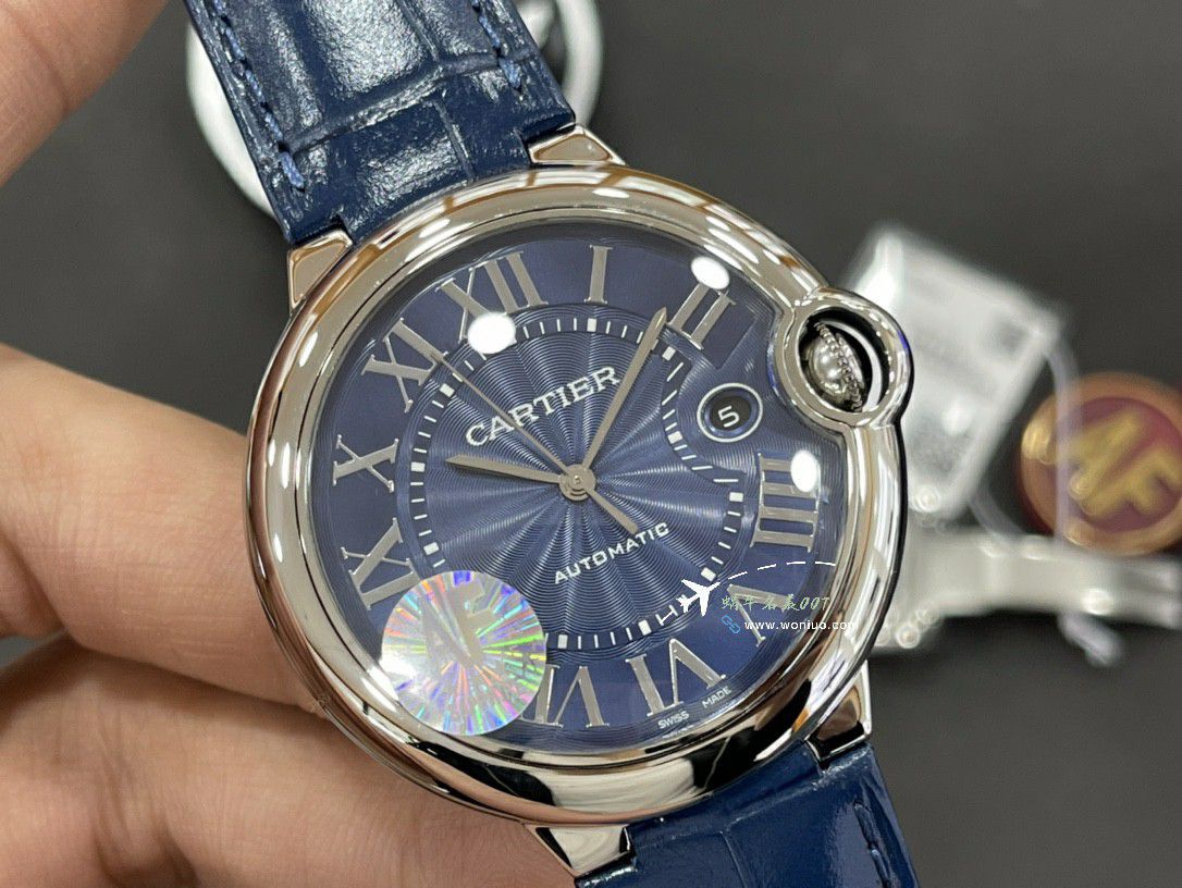AF Factory  Best  Replica Copy  Cartier  蓝气球42毫米男款系列W2BB0031 wrist watches  / K360