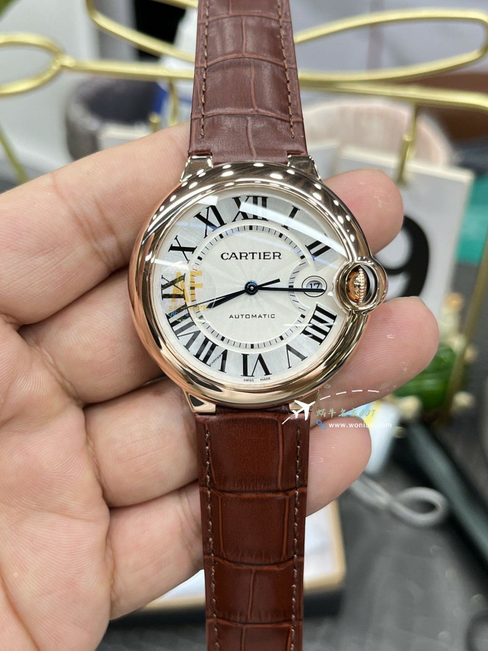 AF Factory  Best  Replica Copy  Cartier  蓝气球42毫米男款系列W2BB0031 wrist watches  / K360