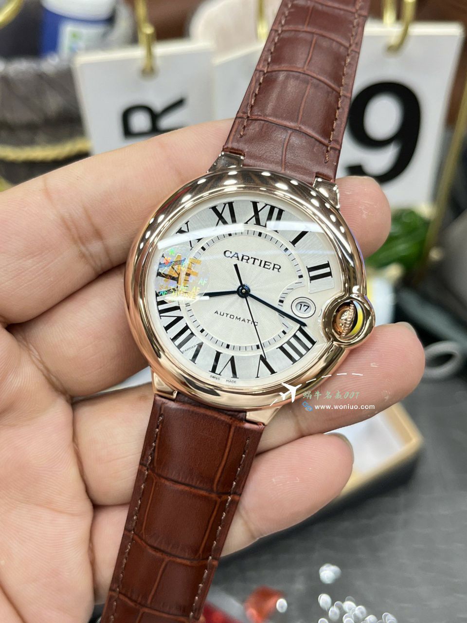 AF Factory  Best  Replica Copy  Cartier  蓝气球42毫米男款系列W2BB0031 wrist watches  / K360